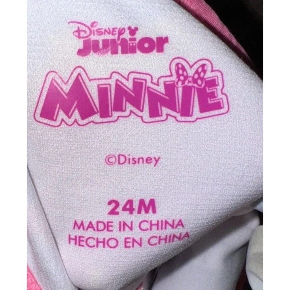 Minnie Swimsuit Pink Multi Toddler Sz‎ 24M 24 Month UPF 50 Ruffle One Piece New